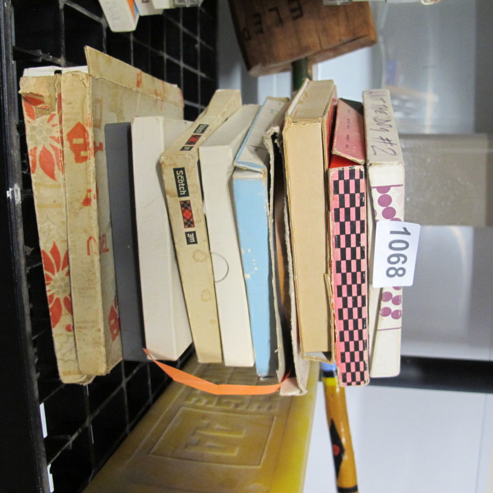 Lot 1068: Reel to reel tapes