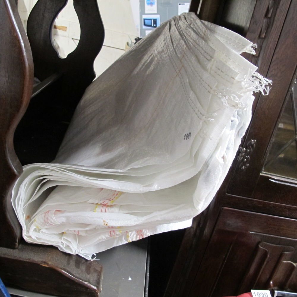 Lot 1091: Plastic sacks