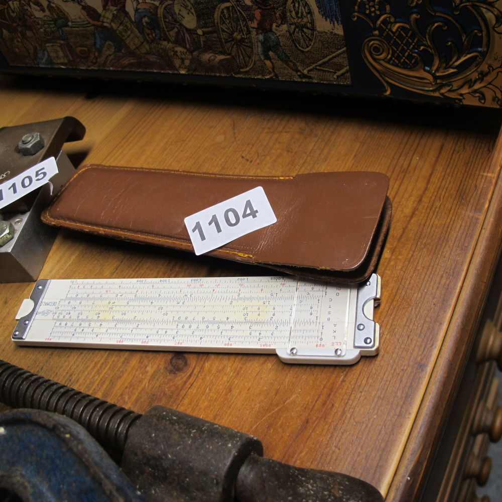 Lot 1104: Slide rule