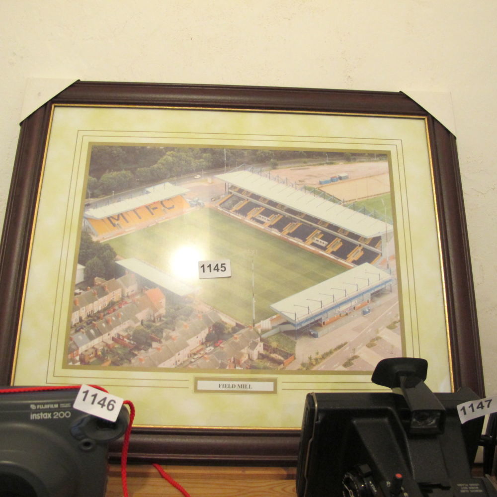 Lot 1145: Framed and glazed photograph of Field Mill