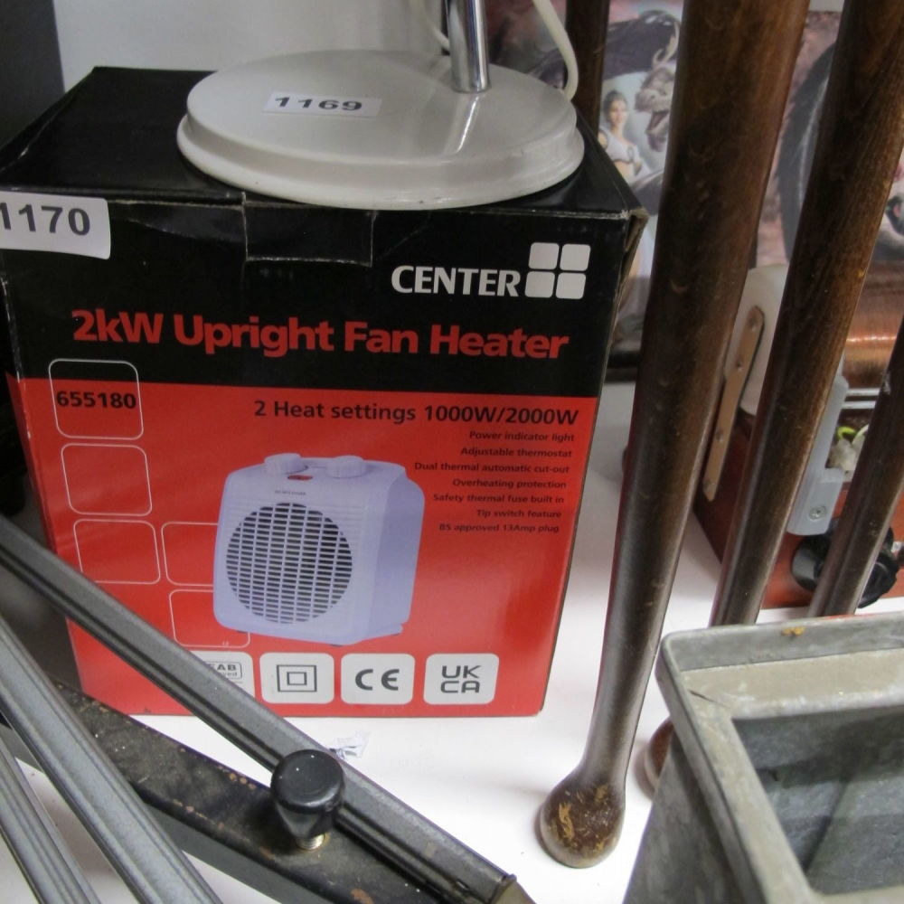 Lot 1170: Fan heater