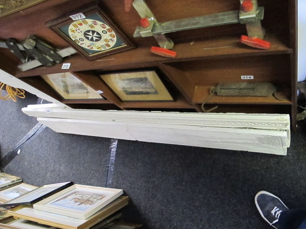 Lot 308: Decorative plaster mouldings