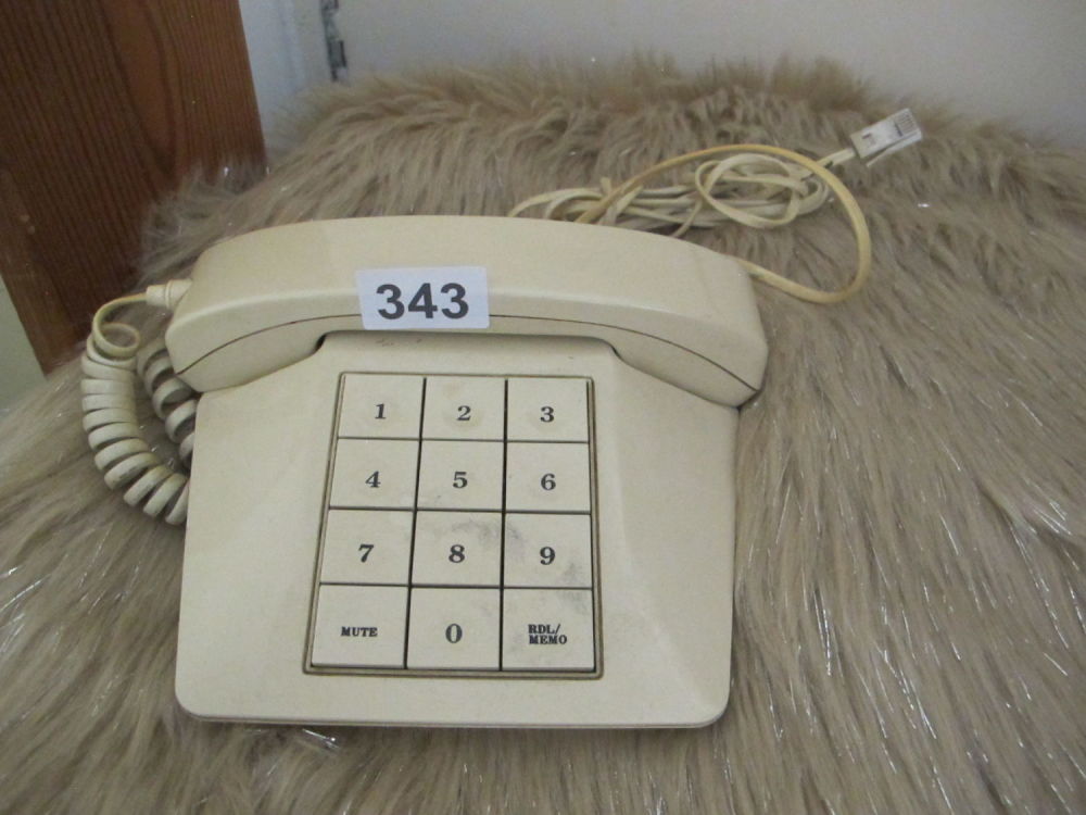 Lot 343: Big button telephone