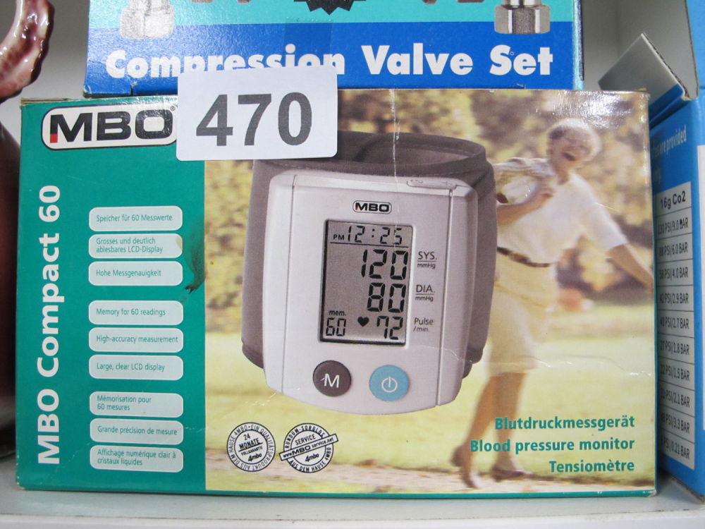 Lot 470: blood pressure monitor