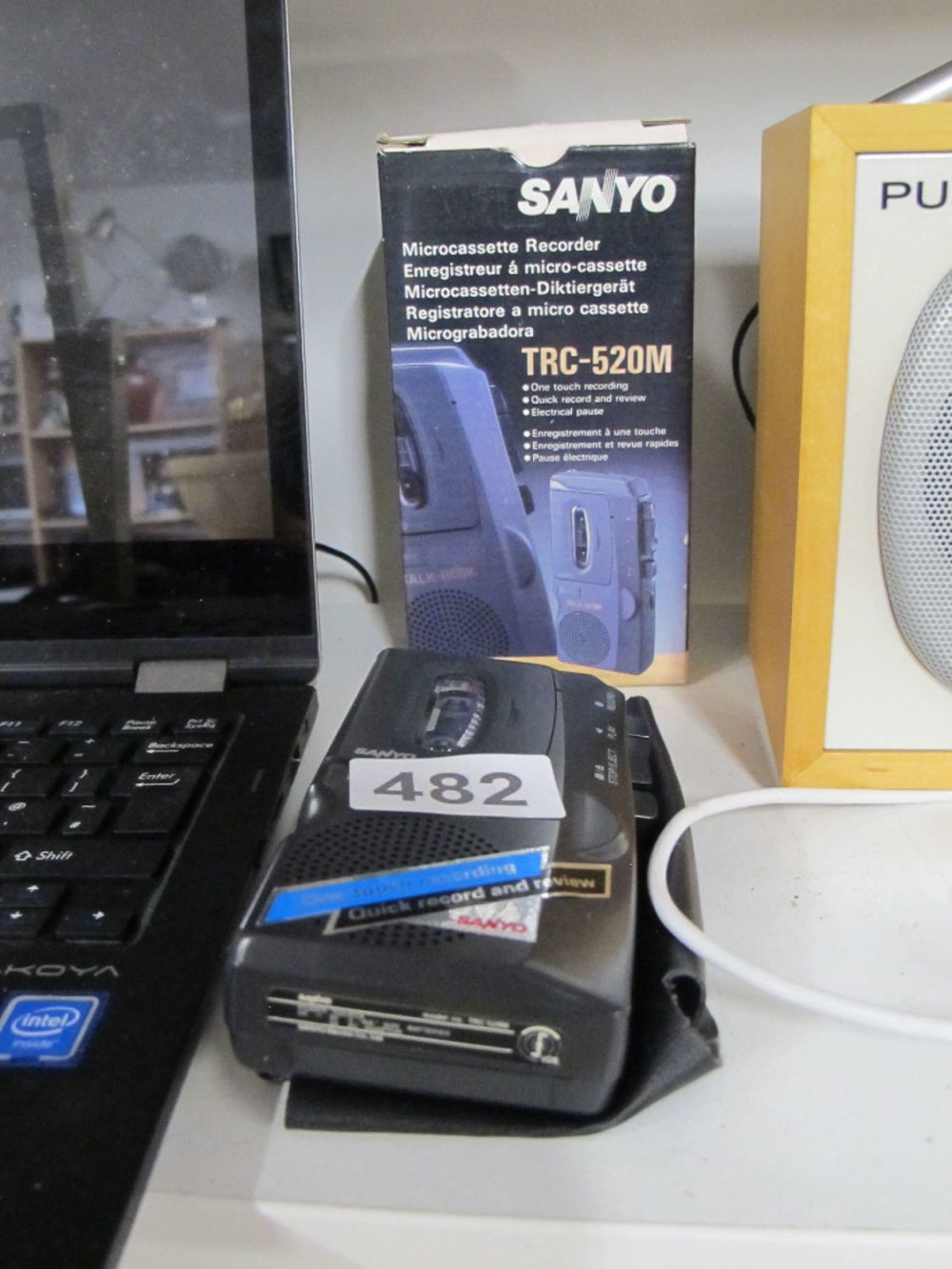 Lot 482: Sanyo voice recorder