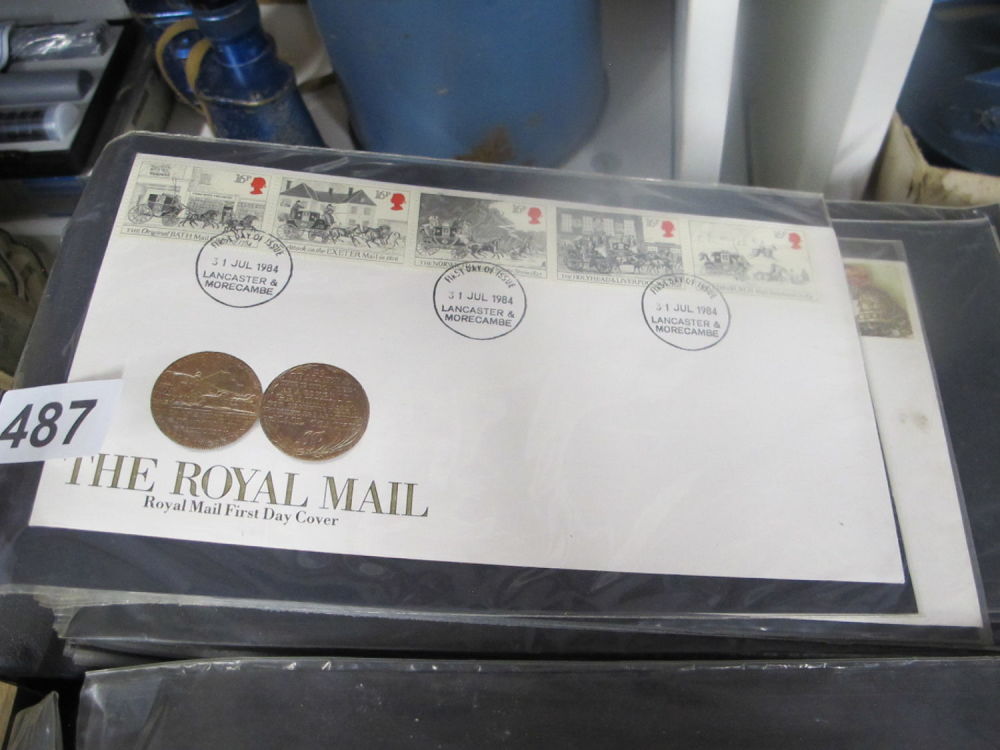 Lot 487: First Day Covers