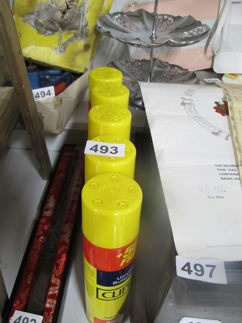 Lot 493: Clipper lighter gas