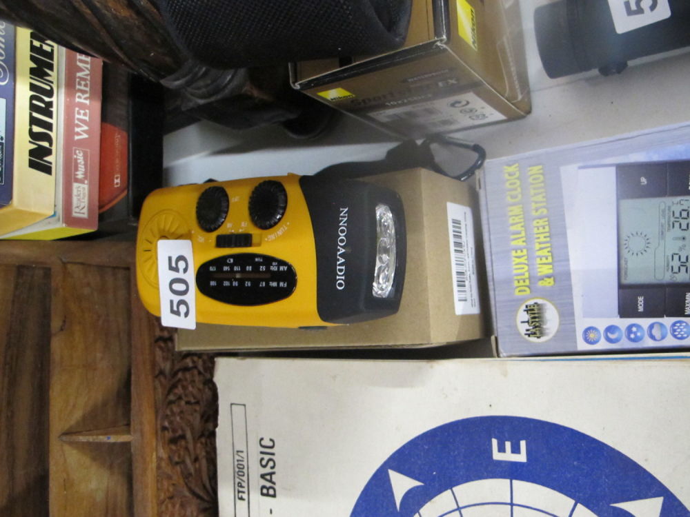 Lot 505: radio torch