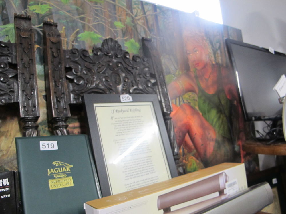 Lot 521: large painting by local artist