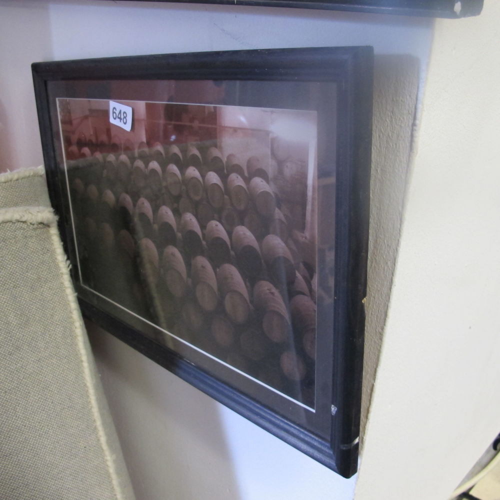 Lot 648: framed and glazed picture of Phill's cellar