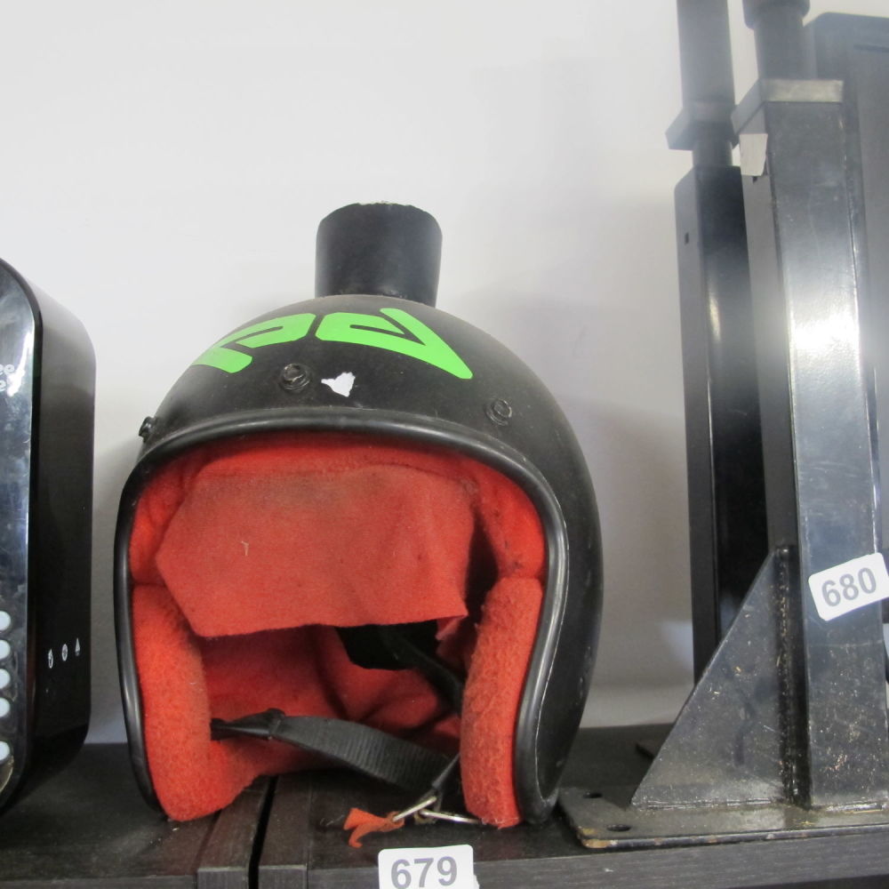Lot 679: crash helmet