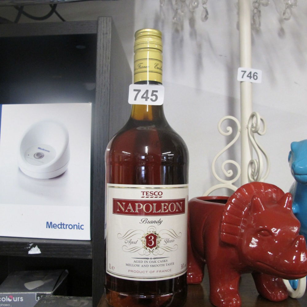 Lot 745: Tesco Napoleon Brandy