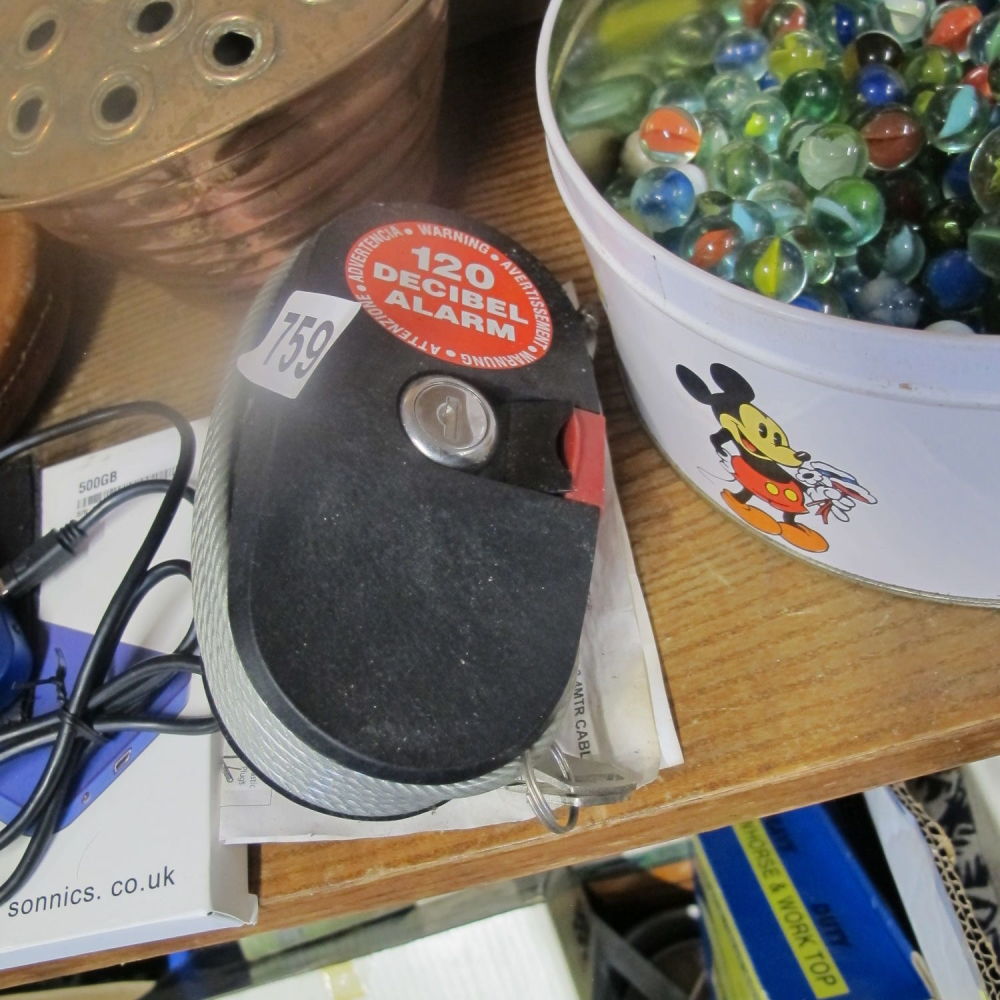 Lot 759: 120 db alarm