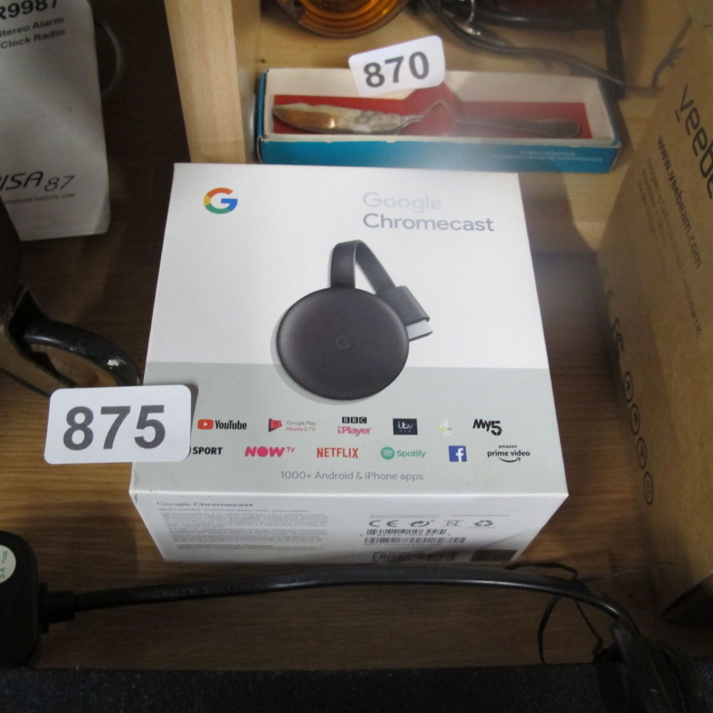 Lot 875: Chromecast
