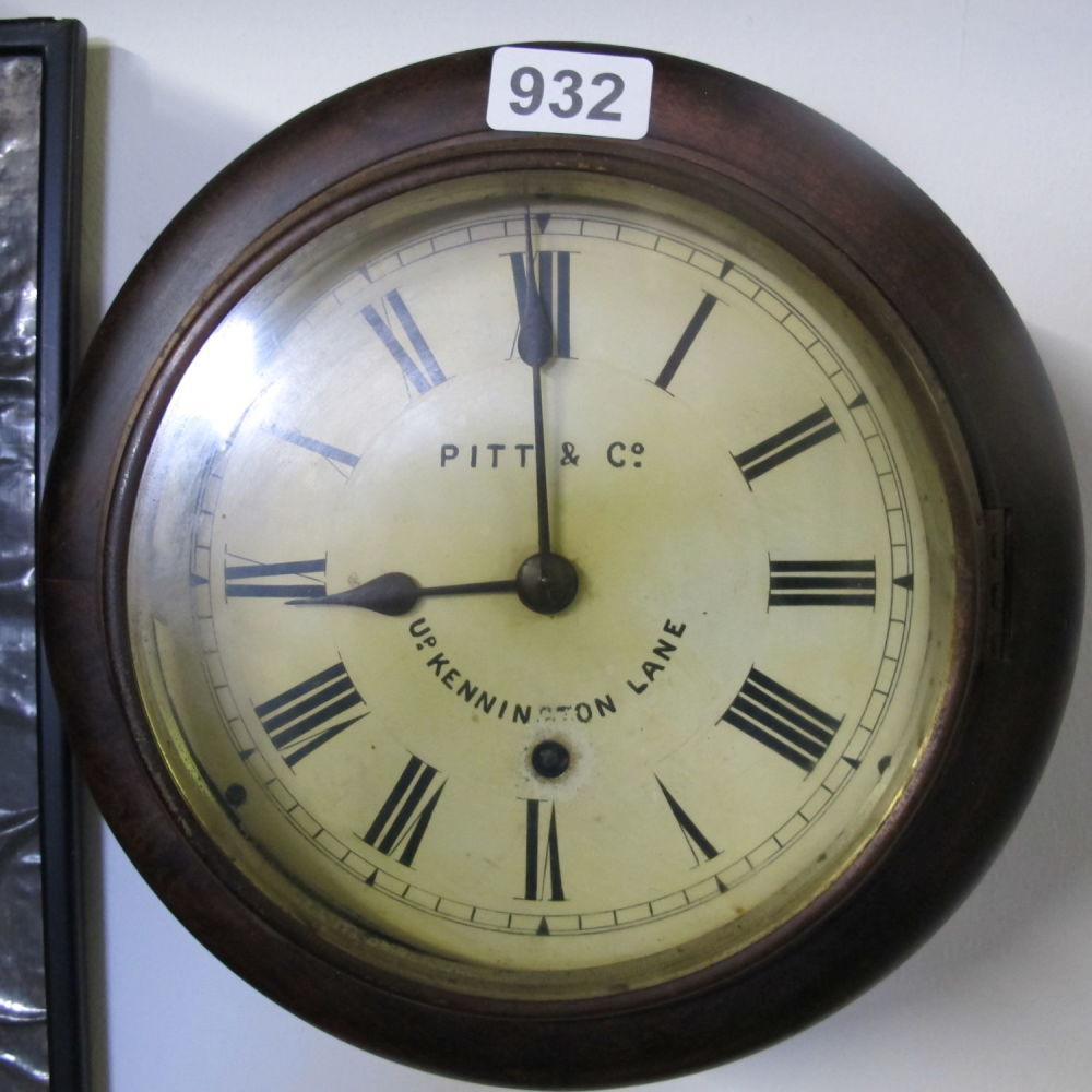 Lot 932: Wall clock