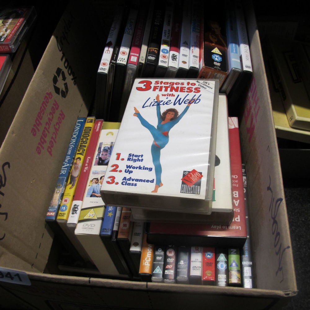 Lot 941: Box of DVD's