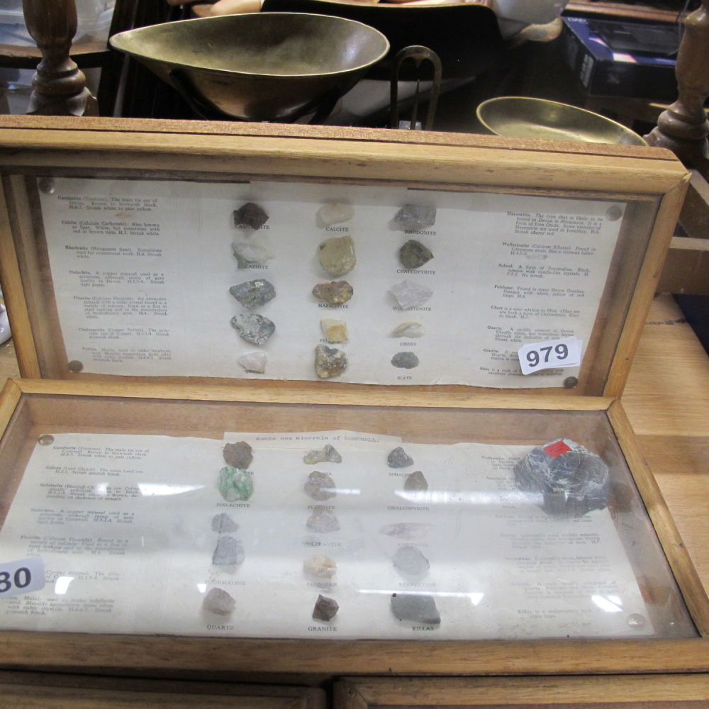 Lot 979: Mineral samples