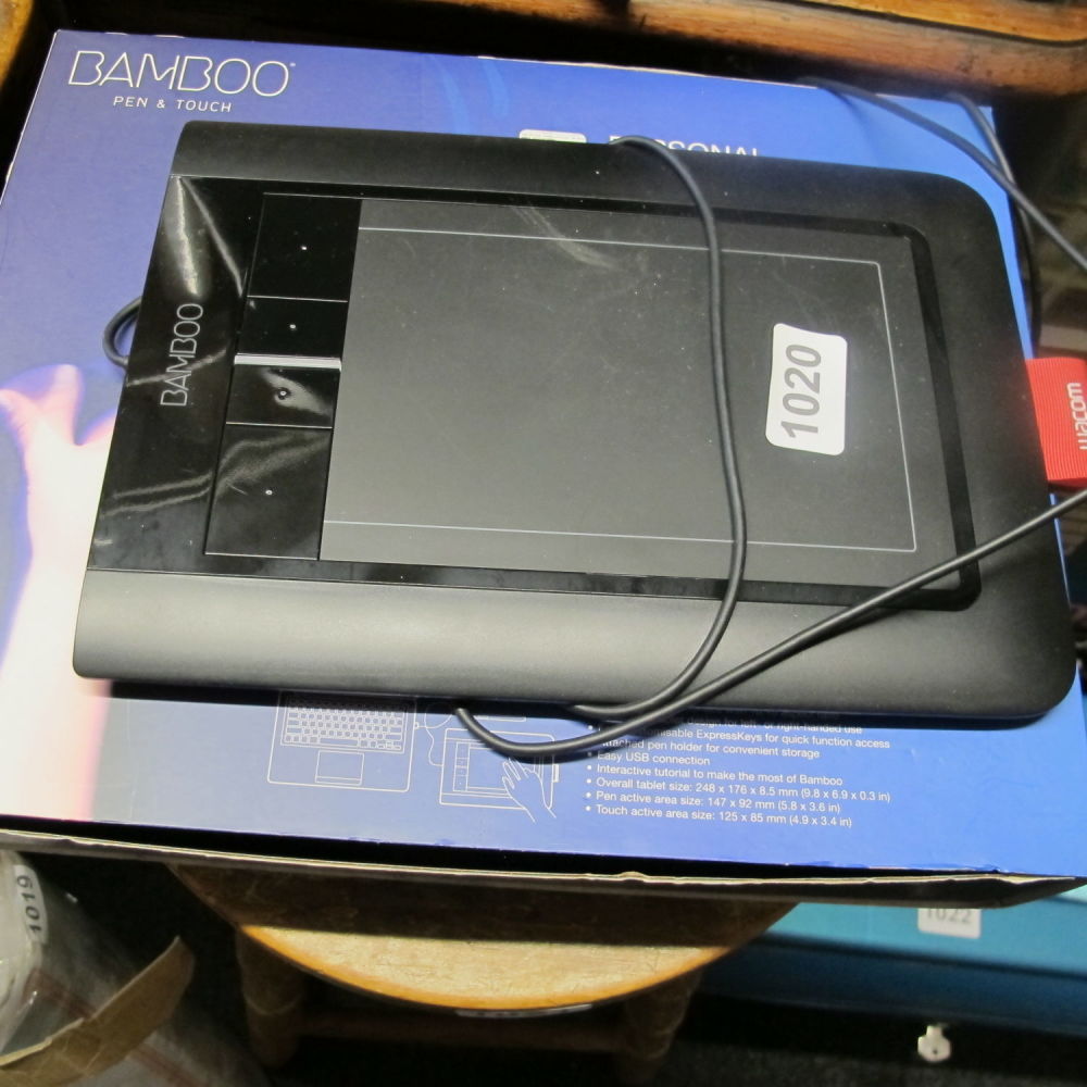 Lot 1020: Bamboo touch tablet
