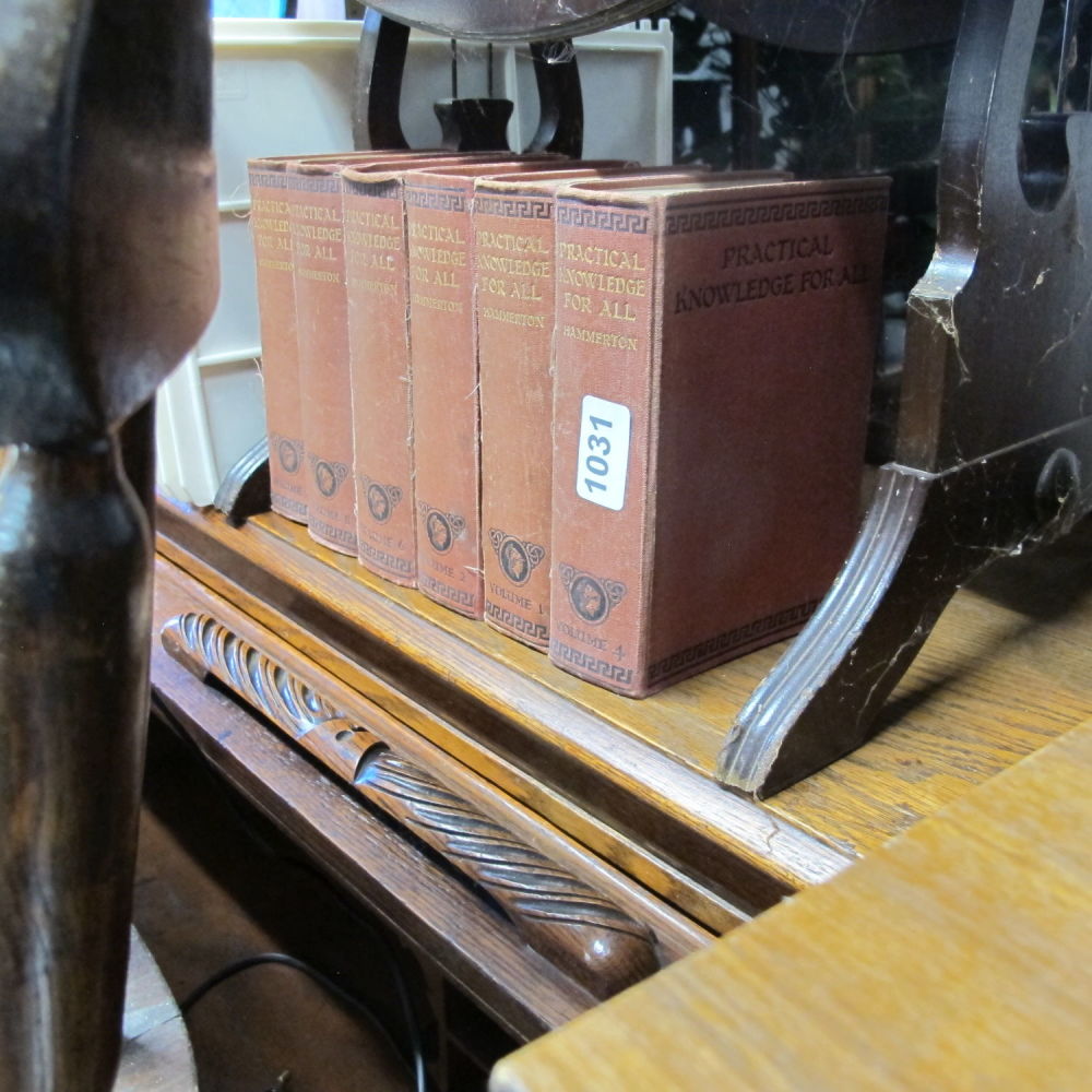 Lot 1031: Practical Knowledge books