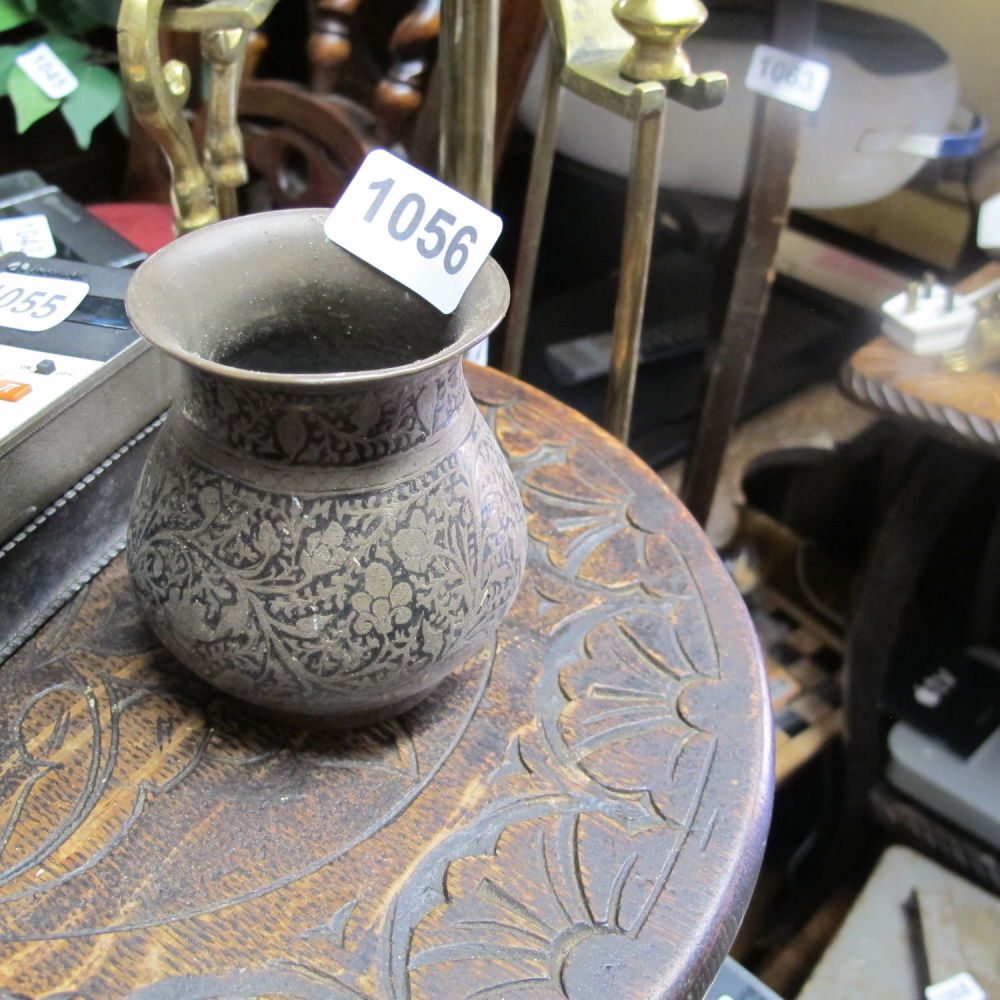 Lot 1056: Brass pot