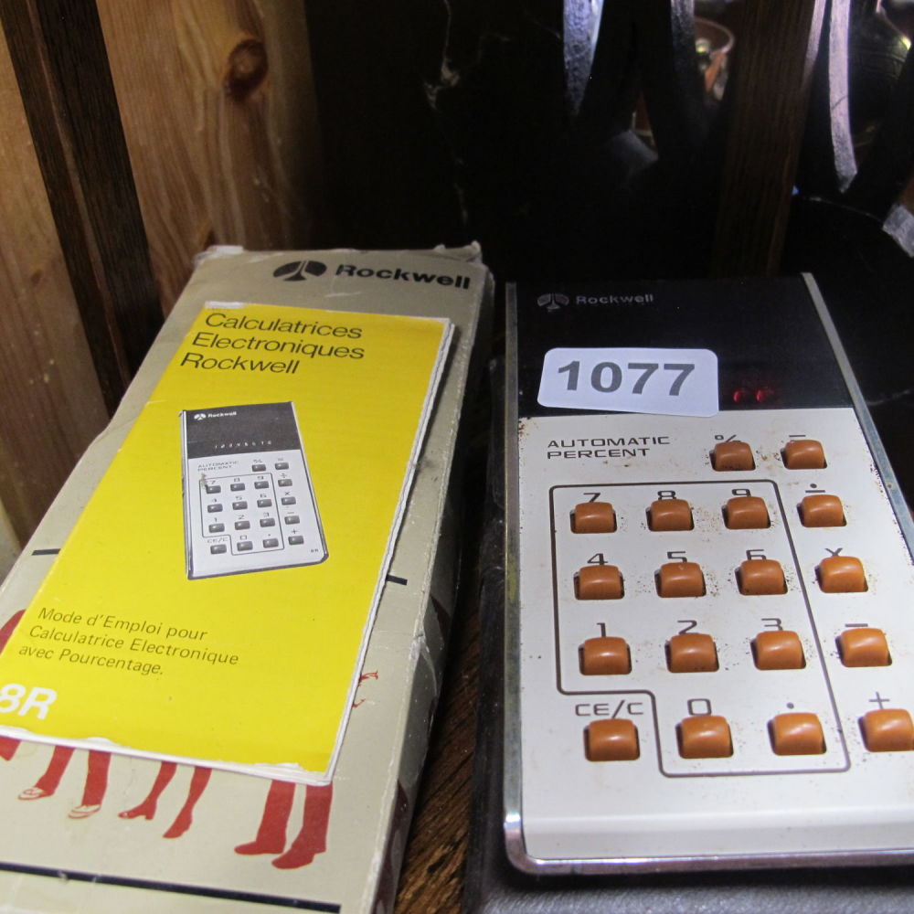 Lot 1077: Rockwell calculator