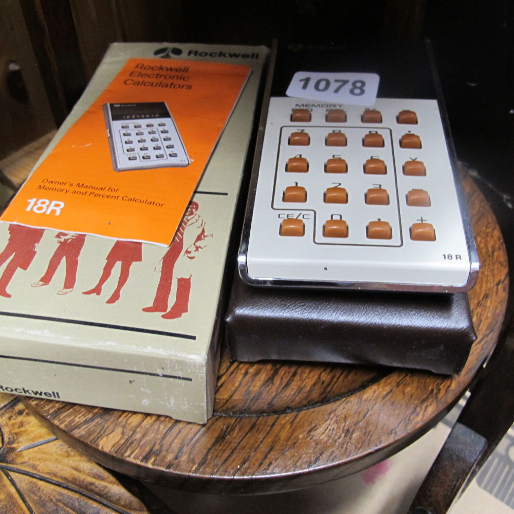 Lot 1078: Rockwell calculator