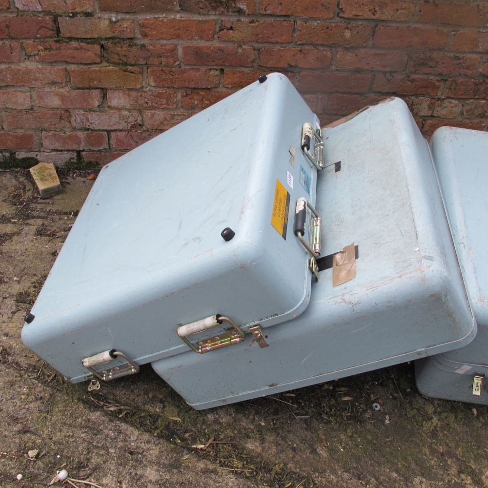 Lot 1128: Ex Royal Navy watertight equipment case
