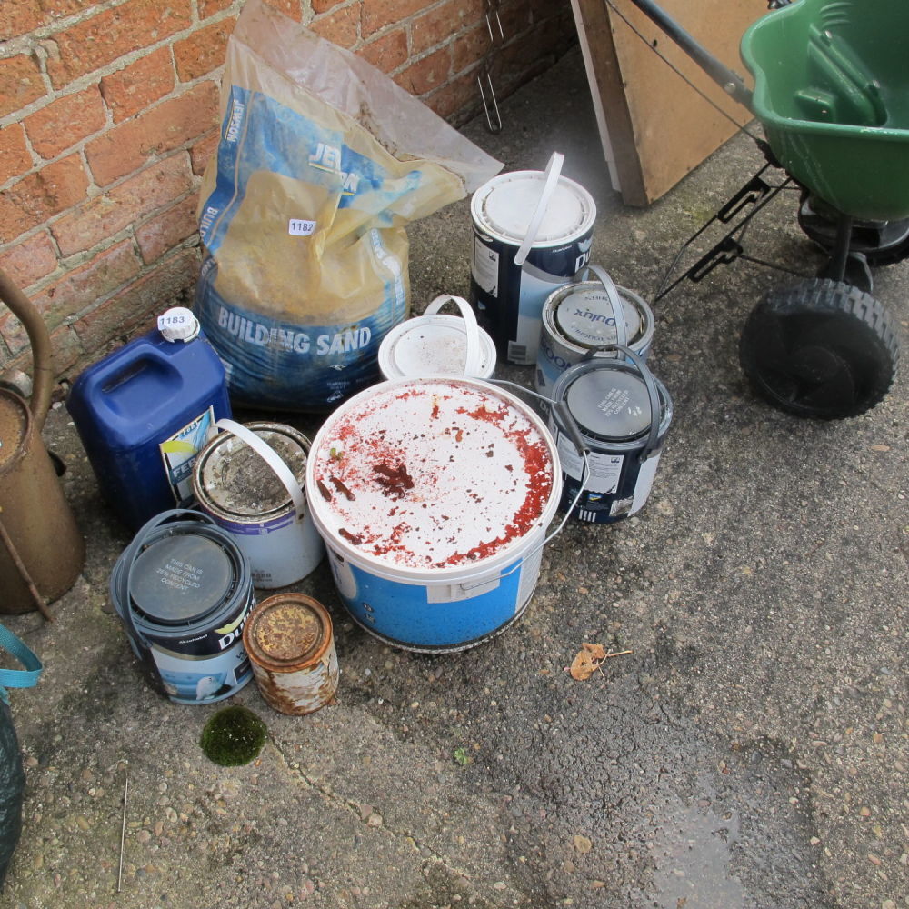 Lot 1183: Paint etc