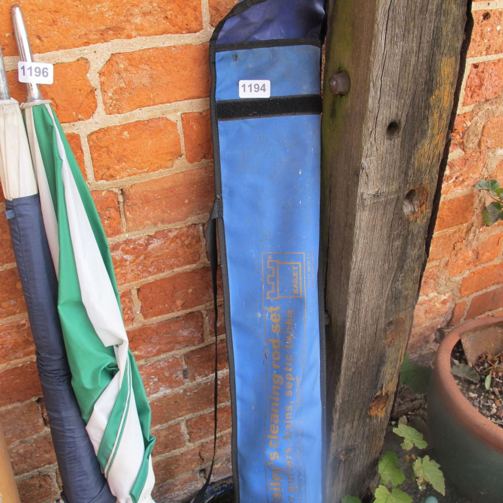 Lot 1194: Drain rods