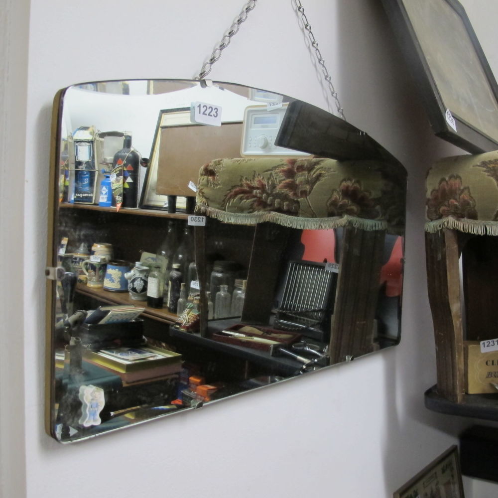 Lot 1223: Vintage mirror