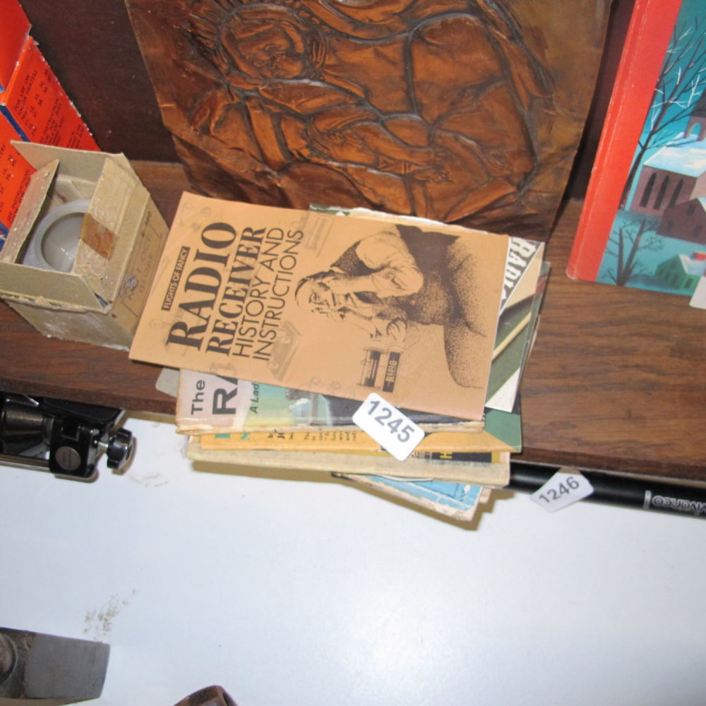 Lot 1245: Radio ephemera