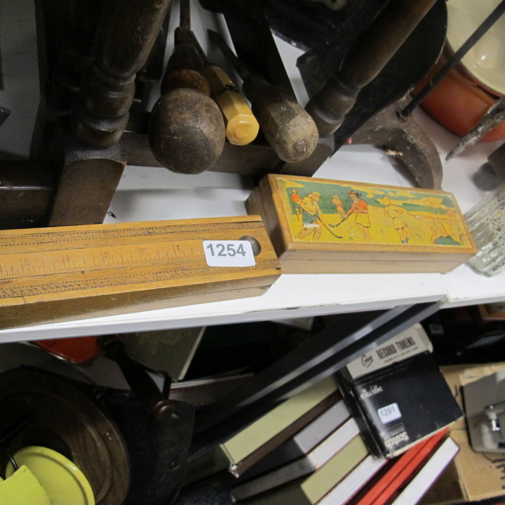 Lot 1254: Vintage pencil cases