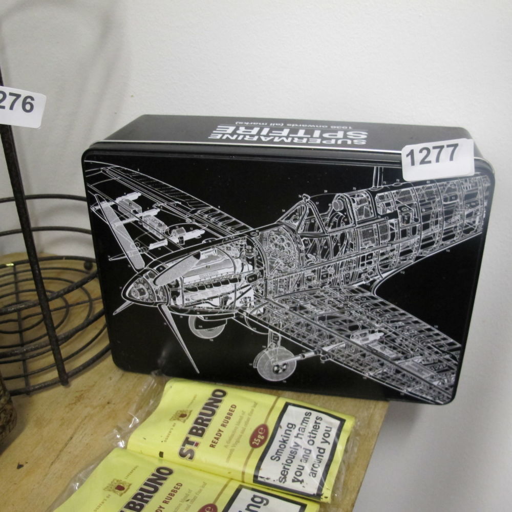 Lot 1277: Spitfire tin