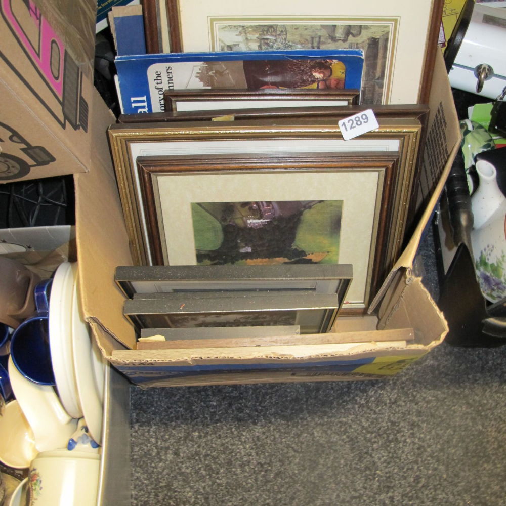 Lot 1289: Box of misc. pictures