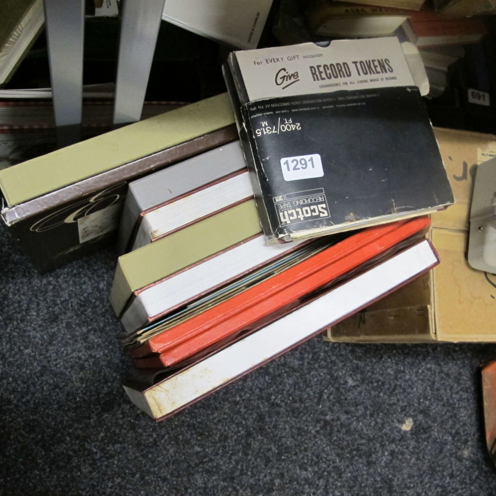 Lot 1291: Reel to reel tapes etc