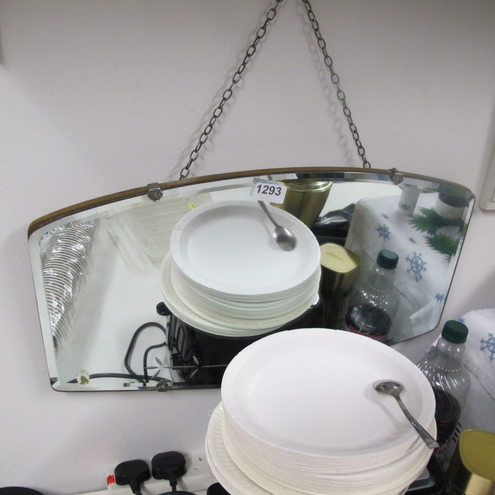 Lot 1293: Vintage mirror