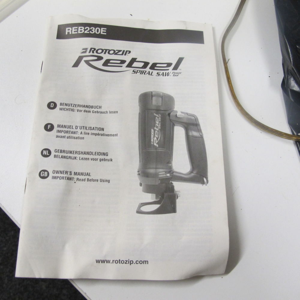 Lot 1326: Rebel spiral saw