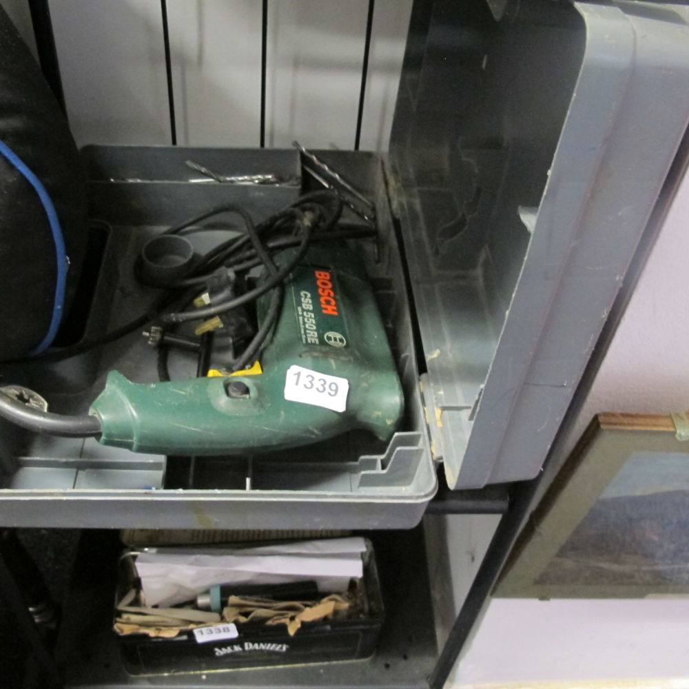 Lot 1339: Bosch drill