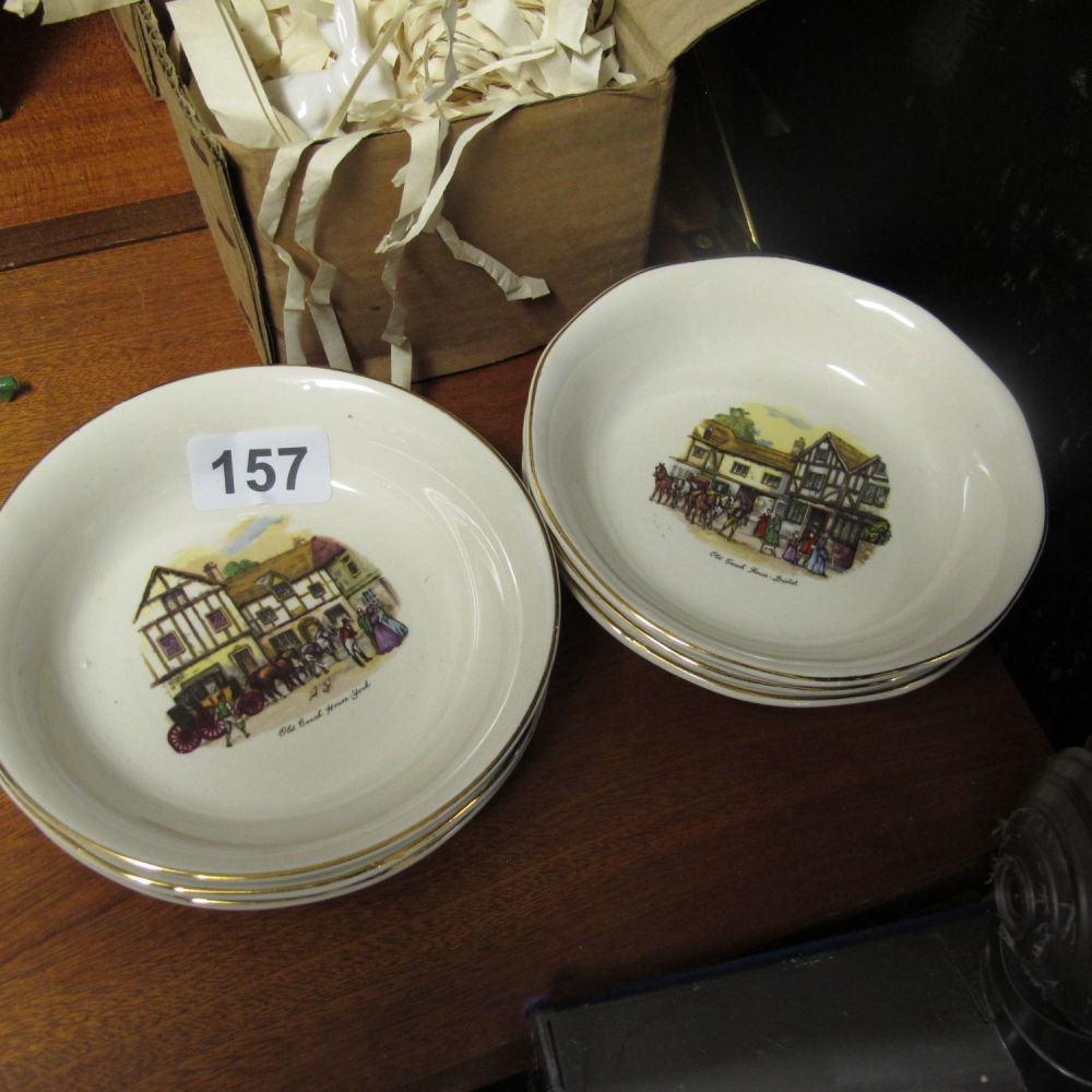 Lot 157: Six Royal Tudor dessert bowls