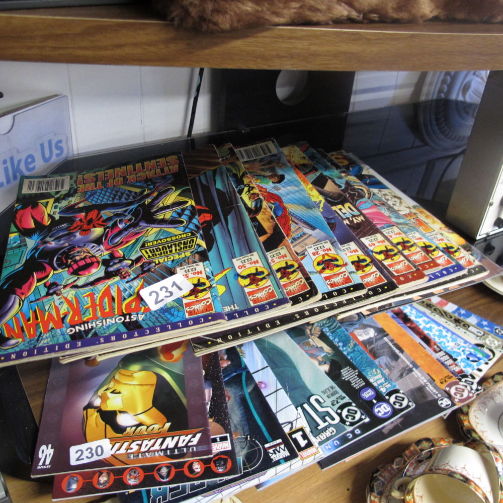 Lot 231: A large collection of Marvel Comics