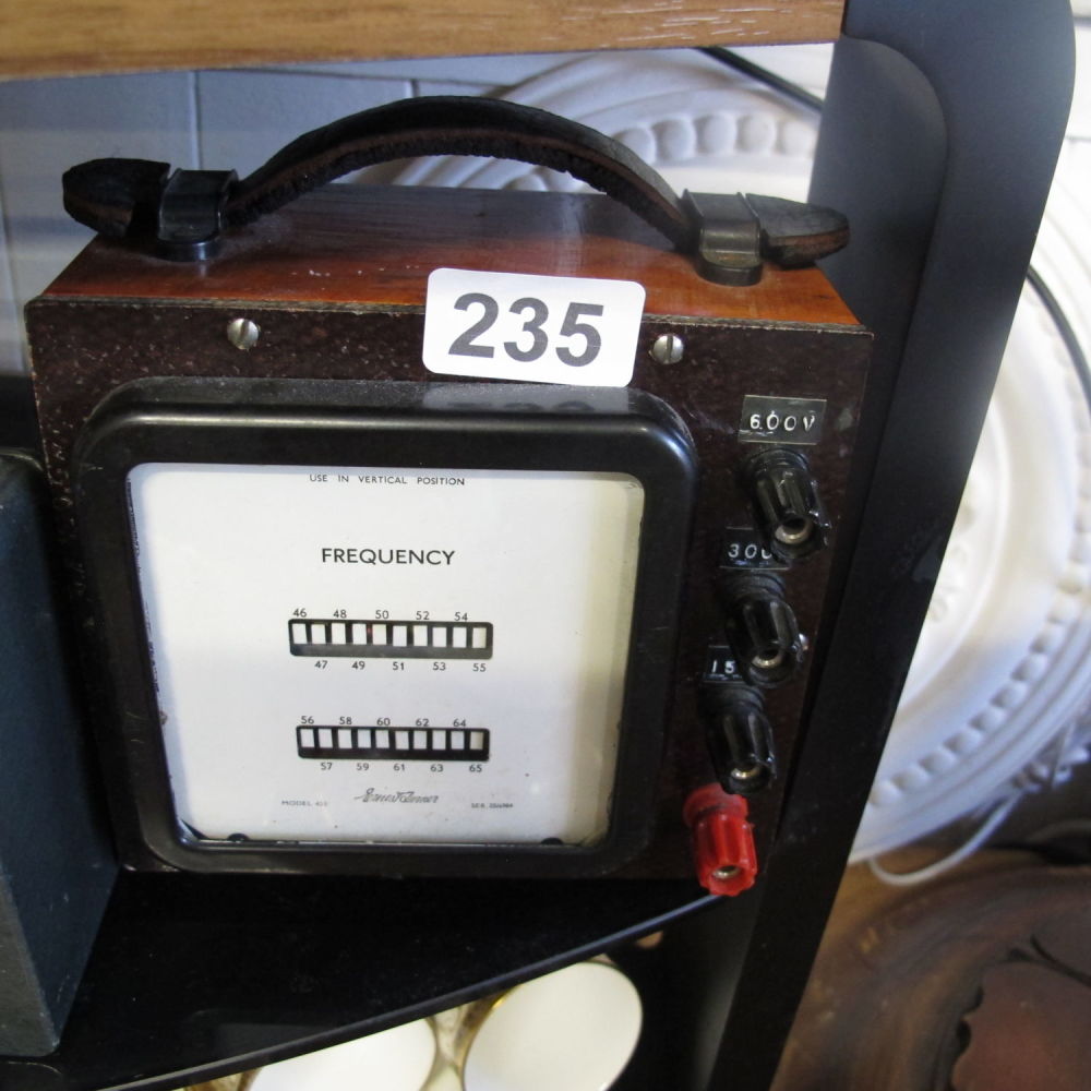 Lot 235: Ernest turner model 455 frequency meter 
