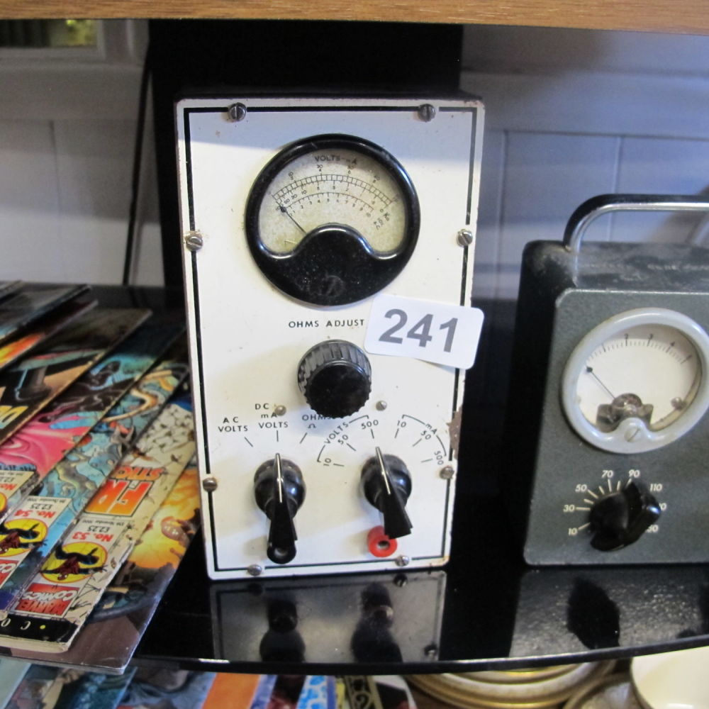 Lot 241: Engineers ohms adjuster machine