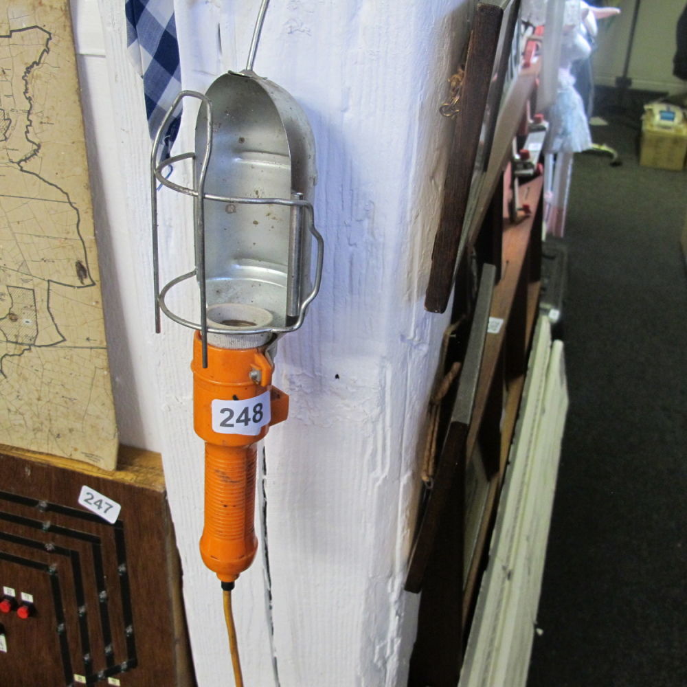 Lot 248: A pit lamp