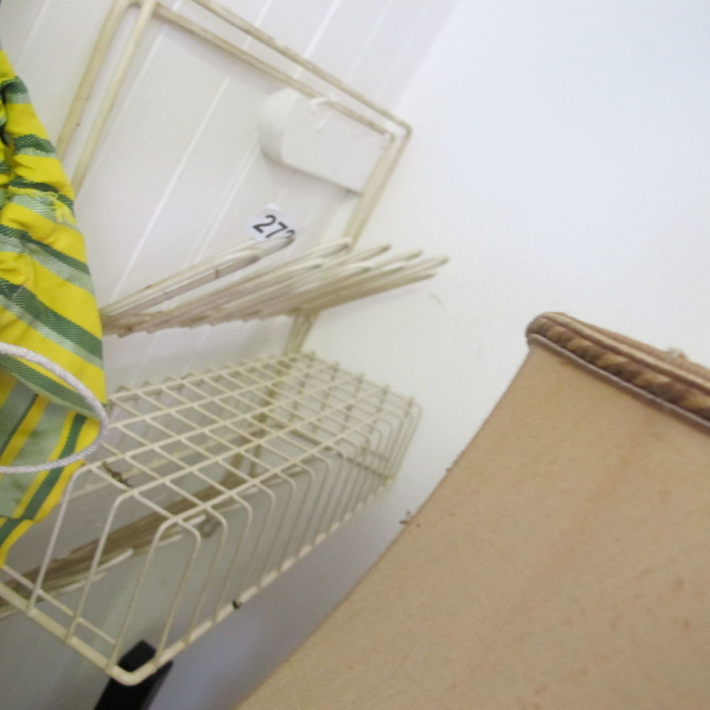 Lot 272: A shoe and glove rack holder