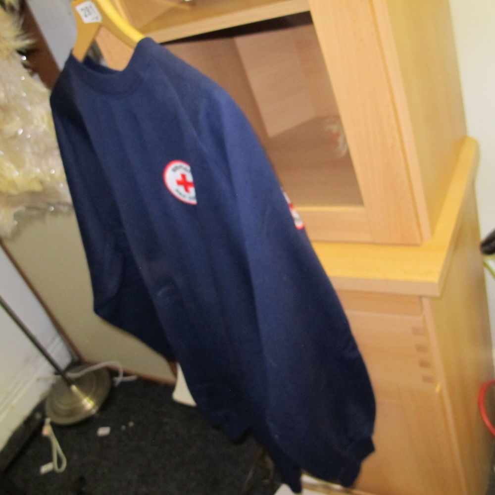 Lot 281: A St Johns ambulance sweatshirt