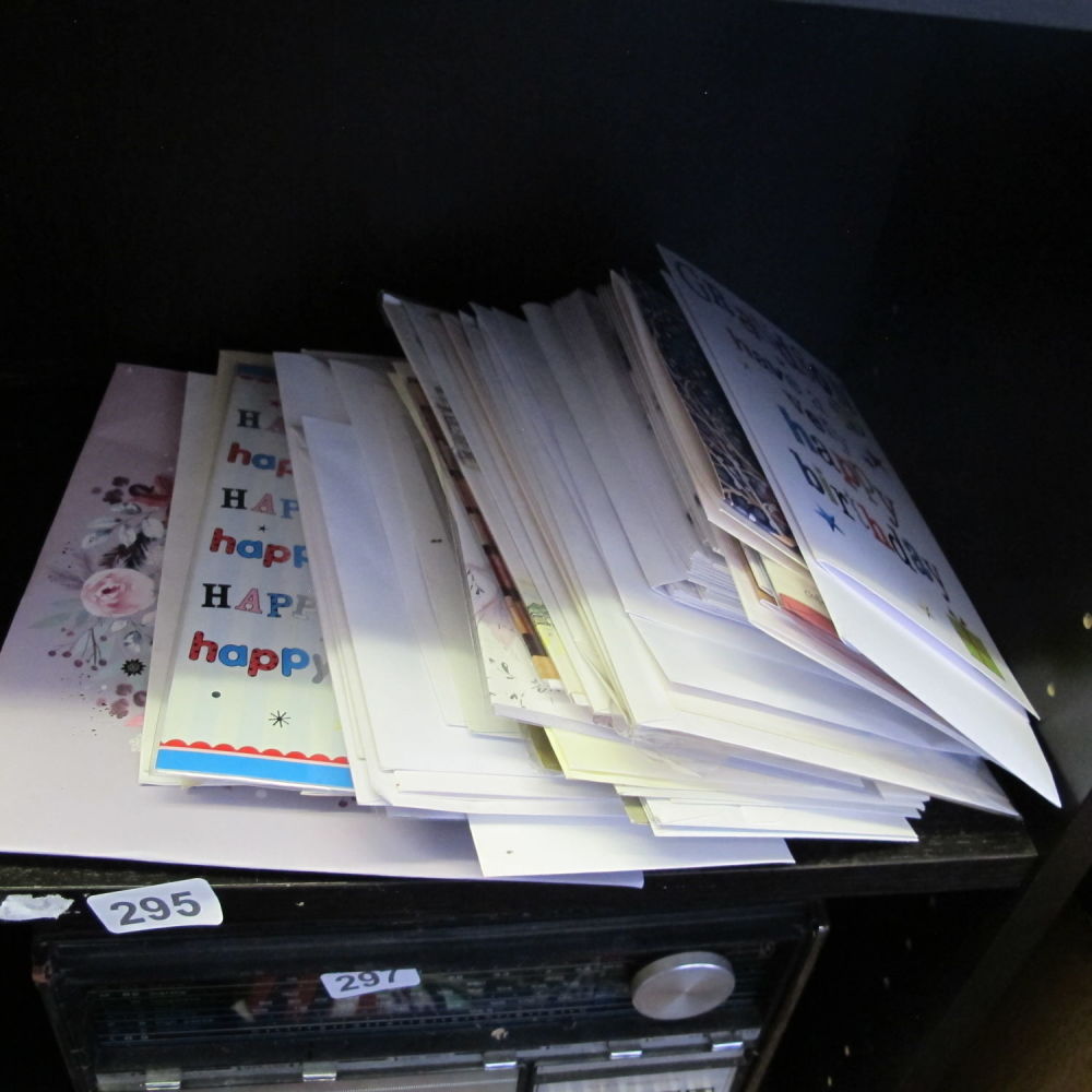 Lot 295: A bundle of greetings cards