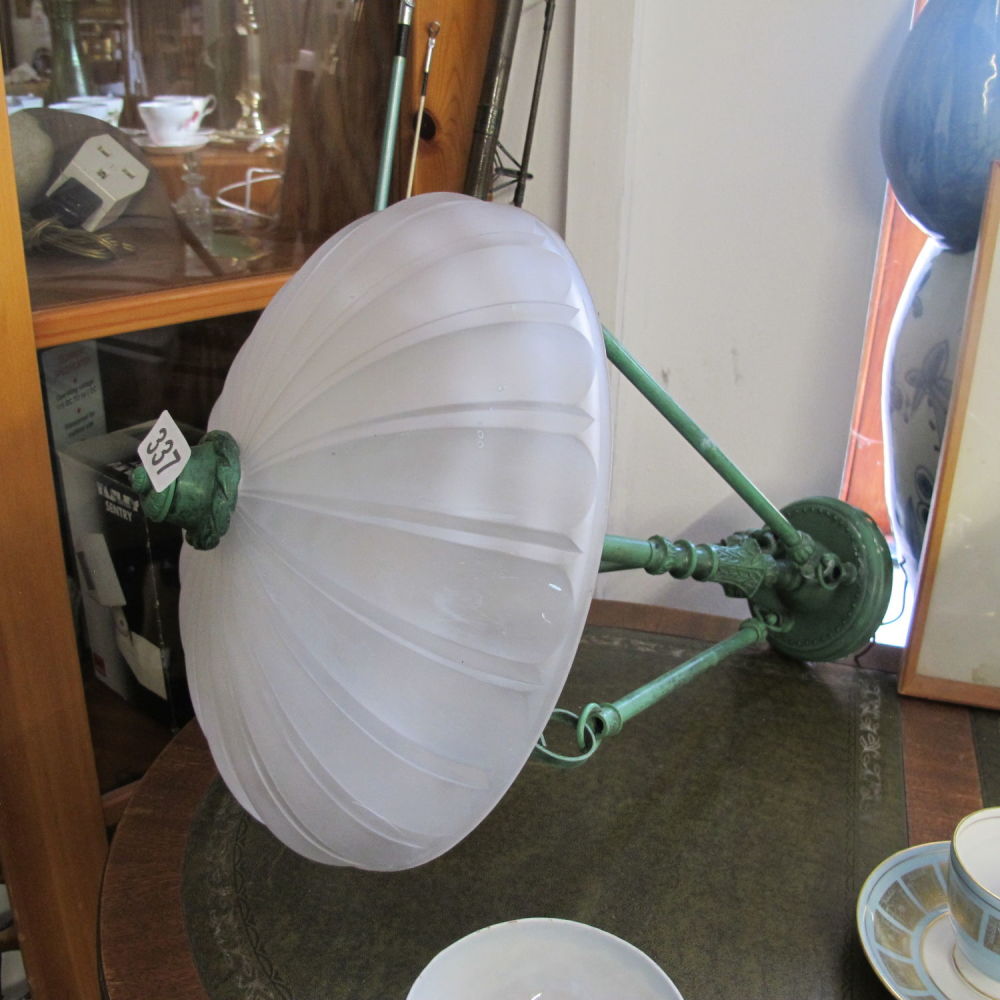 Lot 337: a designer retro metal ceiling lamp