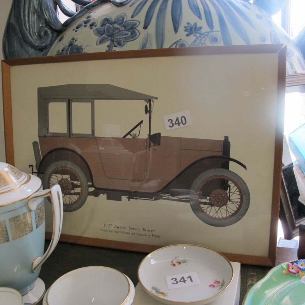 Lot 340: a rolls royce advertising picture