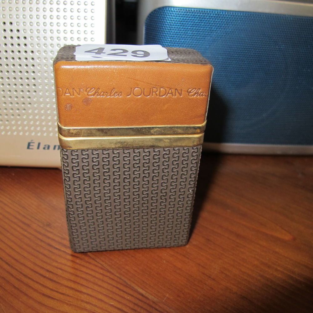 Lot 429: retro charles jourdan leather cigarette case made in...