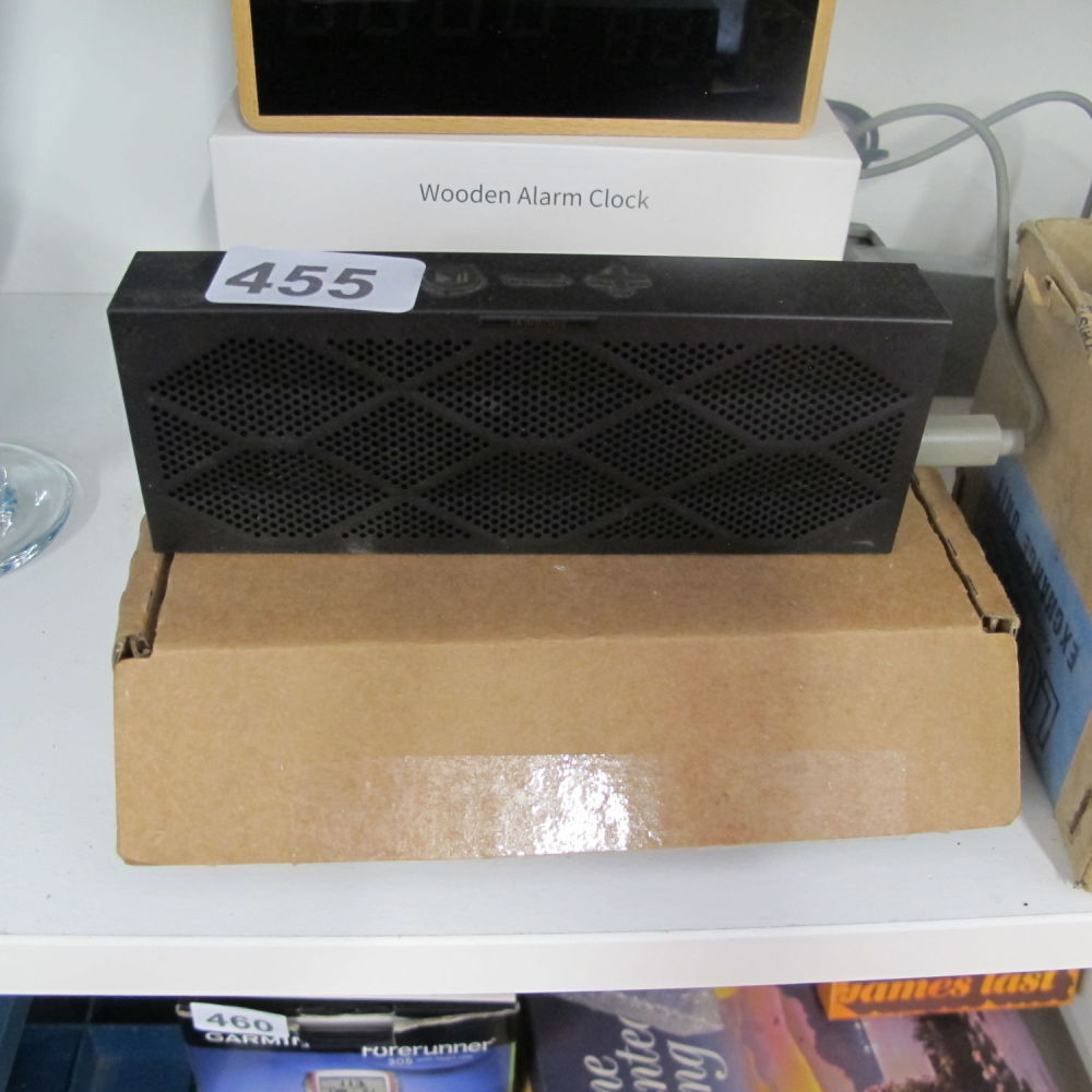 Lot 455: powerful mini jam box to blast some bluetooth...